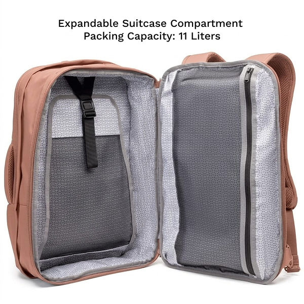 Series 2: Medium Expandable Knack Pack®  Dusty Rose